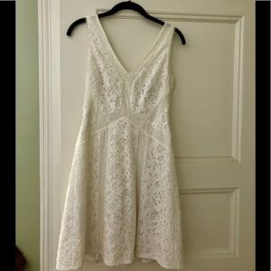 BCBG white sequin dress